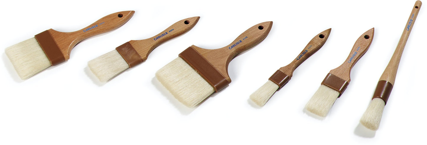SPARTA Chef Series Basting Brush, Round Boar Bristle Pastry Brush for Cooking and Baking, 1" Wide, 1 Count