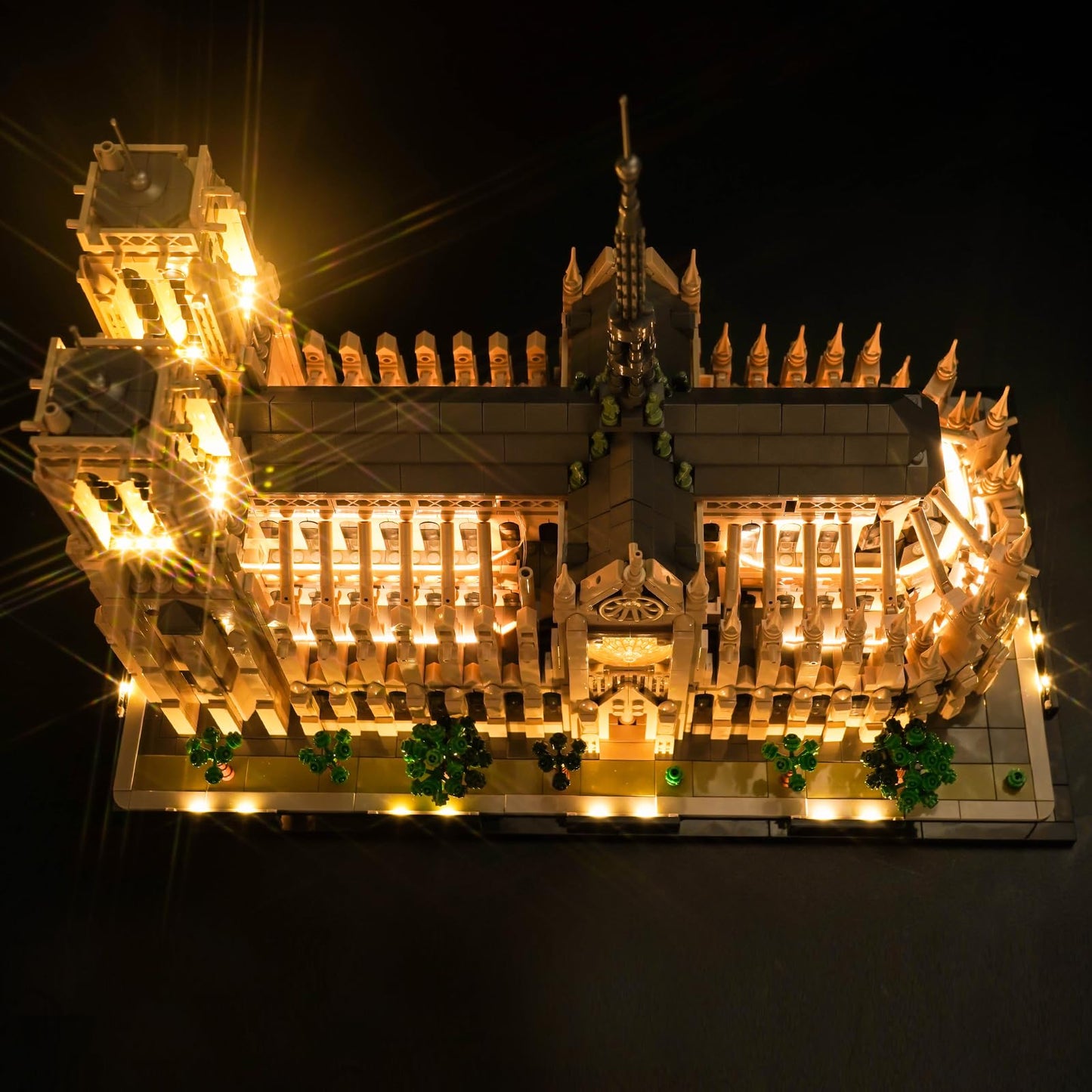 LocoLee Light Kit Compatible with Lego Notre Dame Cathedral Architecture 21061, Creative Lighting Set Accessories Compatible with Lego Paris Notre Dame 21061, No Models Only Light (Standard Version)