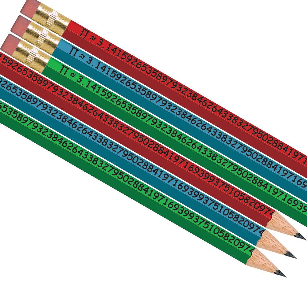 GRAPHITE Hexagonal Pi Pencil - Bulk Box of (144), #2 Lead