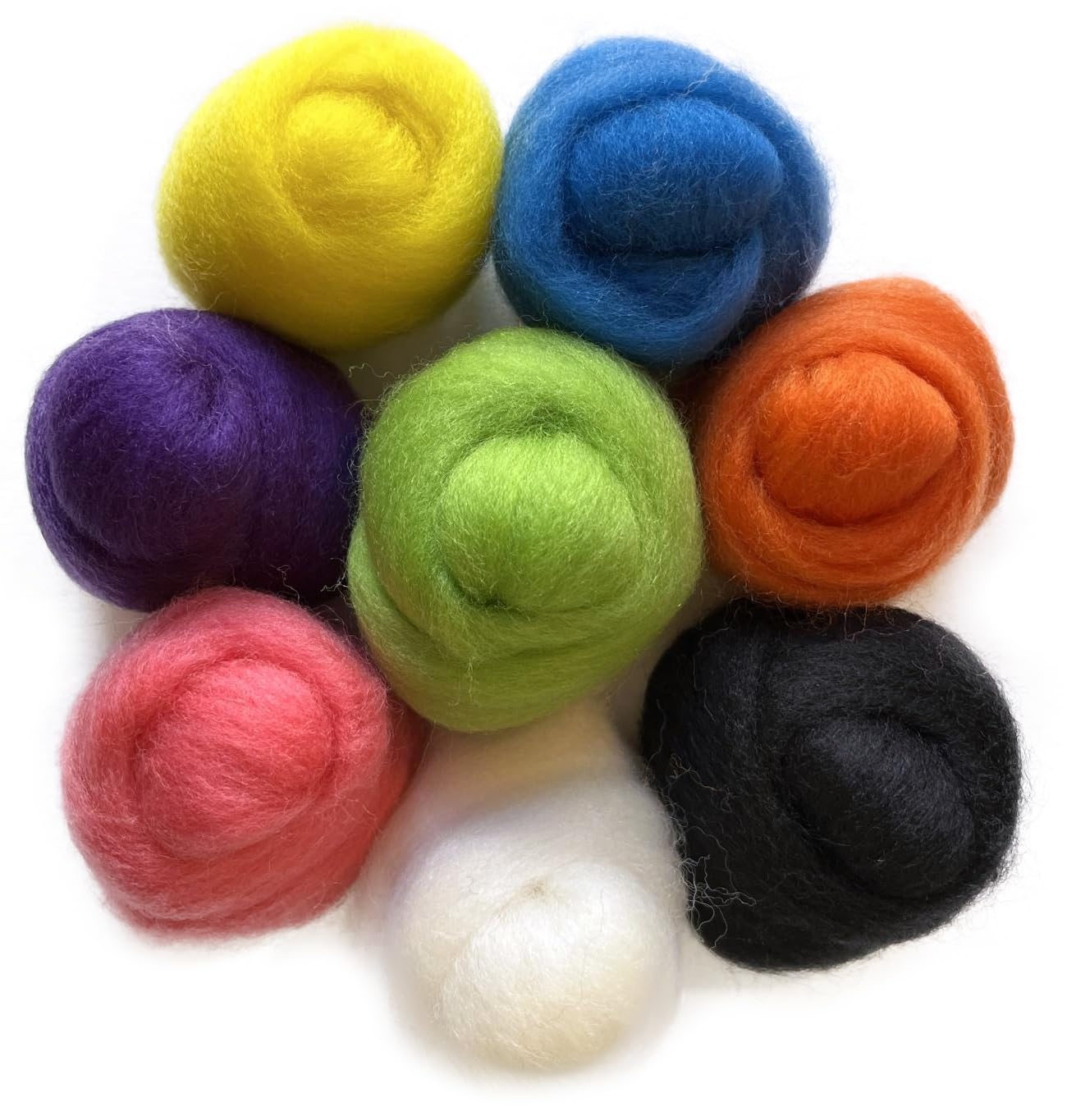 WISTYRIA EDITIONS WR-850 0.25-Ounce Wool Roving, 12-Inch, Classic, 8-Pack