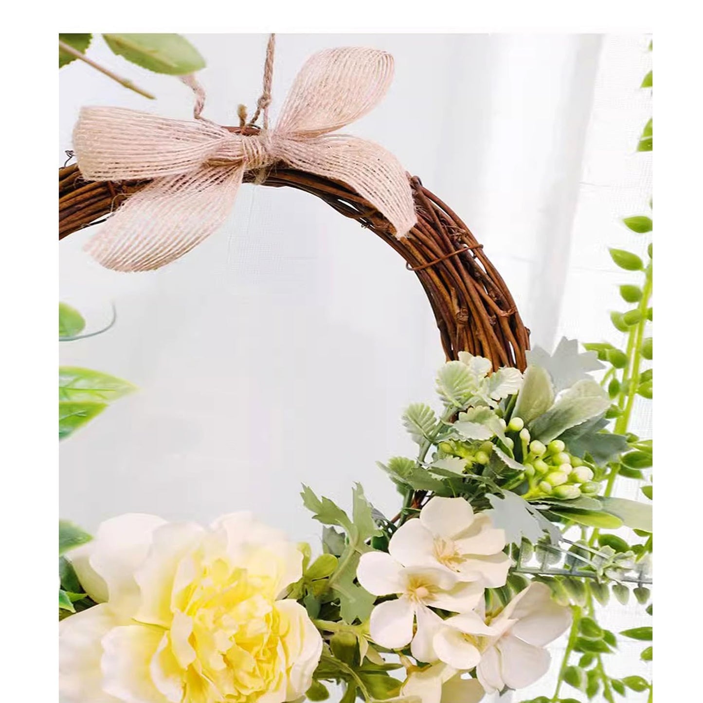 Small Round Grapevine Wreath 6 Inch Rattan Wreaths for Crafts Spring Christmas Holiday Decoration Wedding Home Decor (6 Pack)
