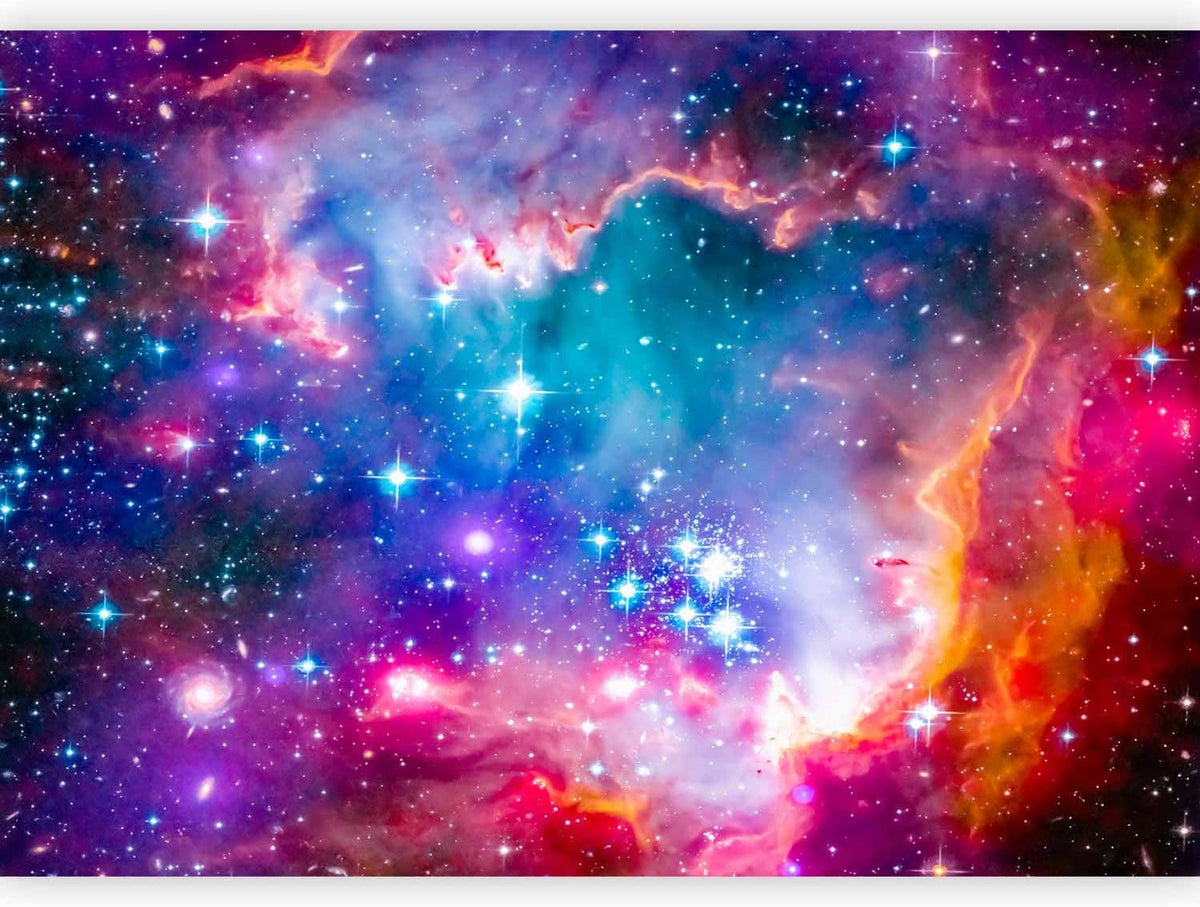 artgeist Premium Wall Mural Abstract 98x69 in - XXL Non-Woven Wallpaper Fleece Wall Decor Photo Print Picture Image Design Abstract Cosmos Sky Star i-G-10010-a-a