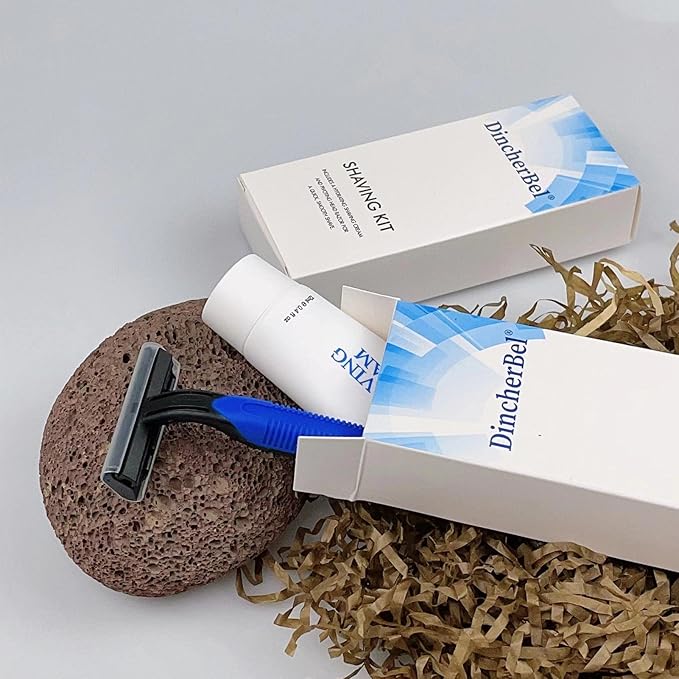Disposable Razors in Bulk Shaving Kit Twin Blade Razors and Cream(12g), Individually Wrapped Toiletries Amenities for Hotel, Airbnb, Homeless, Shelter, Camping and Travel (102 Pack)