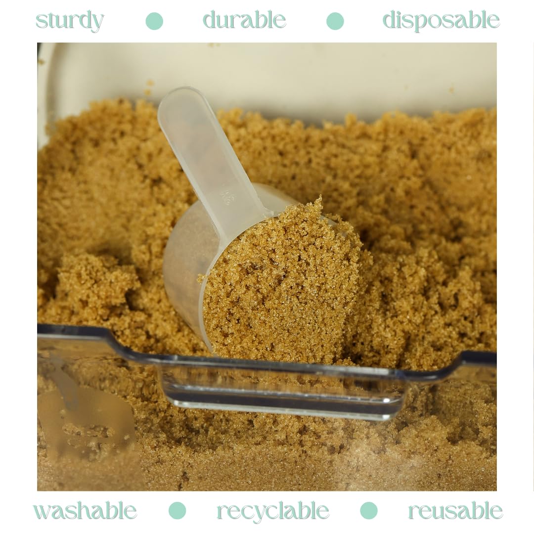 4 Pack 1 Teaspoon Plastic Measuring Scoop