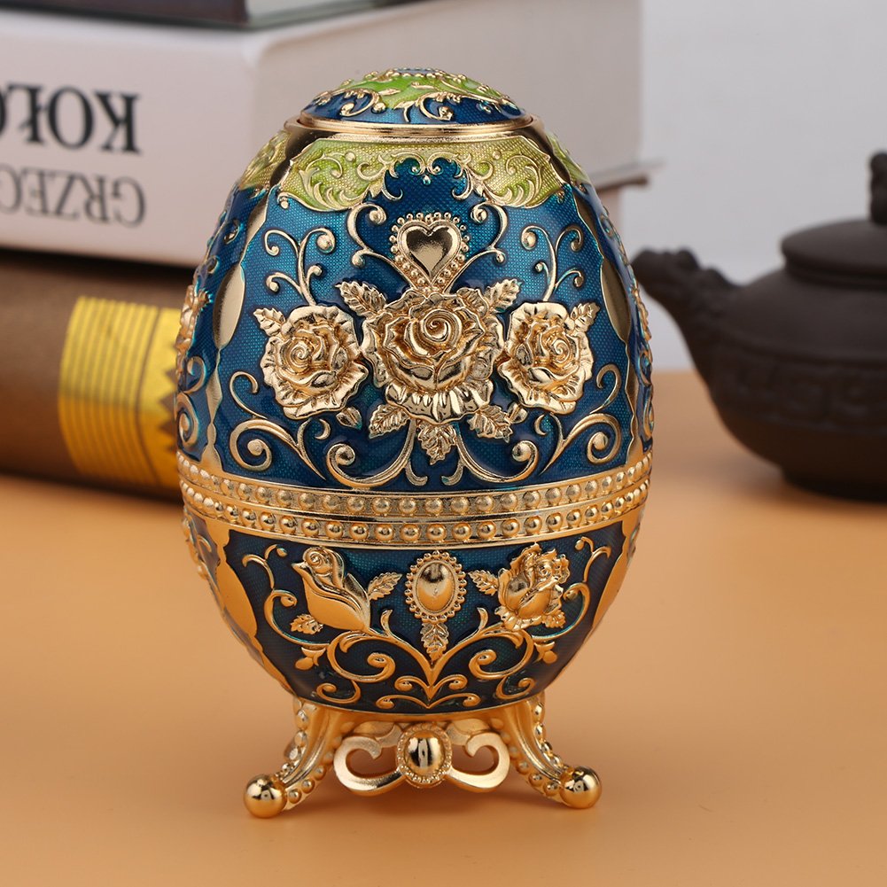 Hilitand Automatic Toothpick Holder, Metal Tin Alloy Retro Toothpick Holder Hand Press Toothpick Dispenser Flower Pattern(#2)