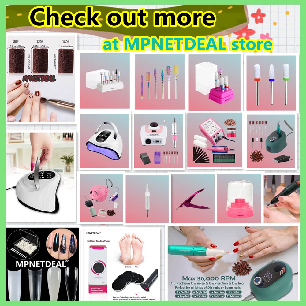 Handpiece Replacement Aluminum Alloy Handle Compatible for Acrylic Nails Electric Nail Drill Efile 30000RPM | Fit for 3/32 inch Shank