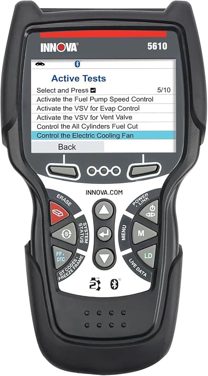 Innova 5610 OBD2 Bidirectional Scan Tool - Understand Your Vehicle, Pinpoint What's Wrong, and Complete Your Repairs with Less Headache, Updates Included, US-Based Technical Support