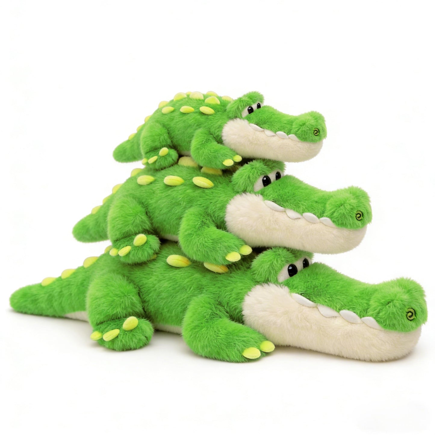 TITQWOP Alligator Stuffed Animal Plush Toy, Lying Flat Crocodile Hugging Pillow, Soft Long Plush for Kids & Adults, Cute Green Alligator Plush for Bed, Sofa, Gift 35.4in