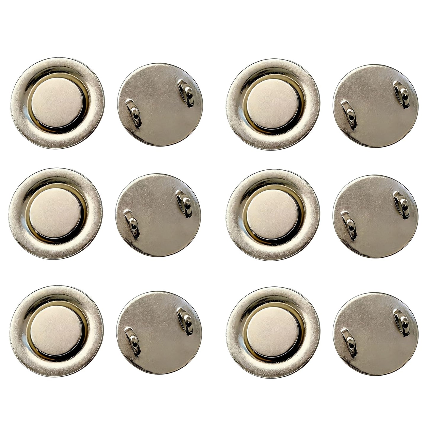 Mini Magnetic Pin Brooch Converters - Harm-Free for Thin Fabric, Suitable for Scarf, Shirts, Hijab, and Collar(6 Pack)