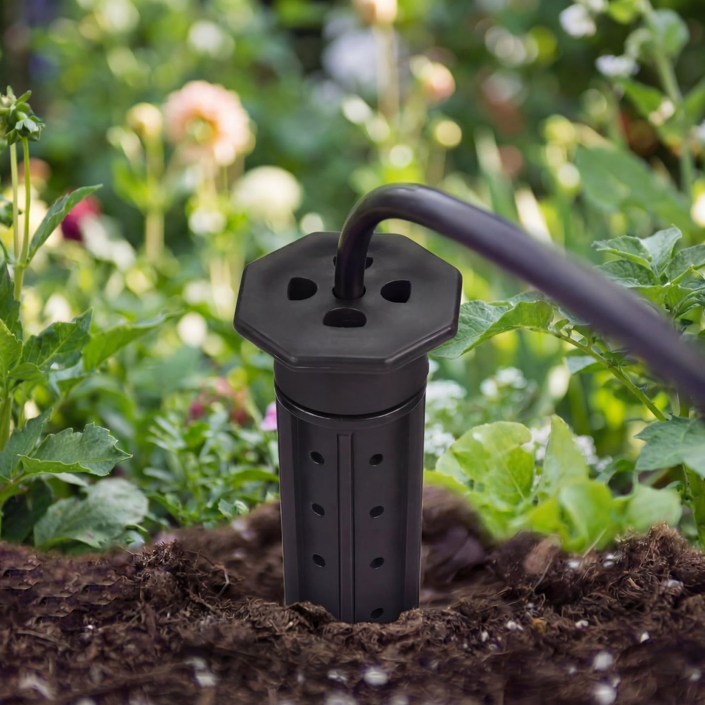 Briwooody 9 Pack Garden Watering Stake Large UV-Protected ABS Plastic Deep Root Irrigation Spike for Trees, Shrubs, Bushes, Shrubs, Flowers, Fruits, Vegetables, Potted Plants (8 Inch)