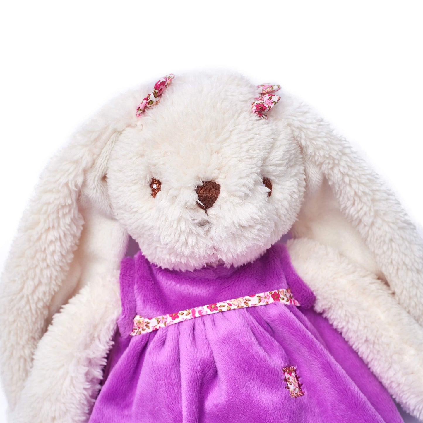 DILLY DUDU 2020 Holiday Plush Bunny Rabbit Stuffed Animal Soft Toys Cuddly Dolls Best Gifts 12-Inch (Purple)