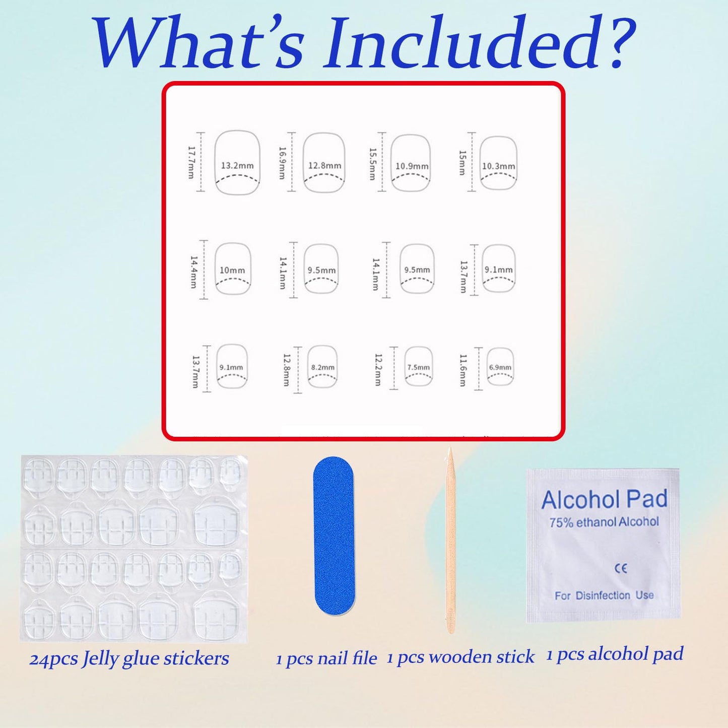 Spring Press on Nails Short Square Fake Nails Nude Nails Press ons Glossy Glue on Nails Cute Acrylic Nails Summer False Nails with Flower Designs Artificial Stick on Nails for Women 24Pcs