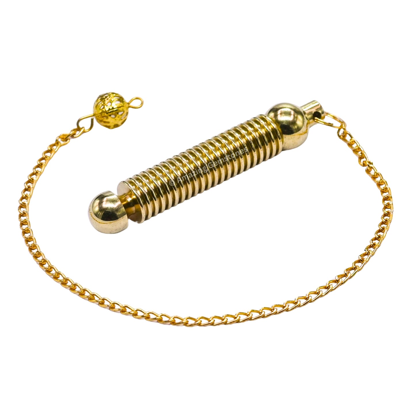 Healing Metal Pendulums for Divination, Gold 22 ISIS Ring Steel Copper Pendulum High Energy Pendulo de Bronce Pendulos de Mesa MP115