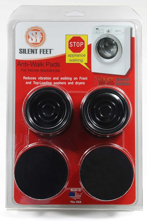 Anti-Walk Silent Feet - Anti-Vibration Pads for Washing Machines and Dryers