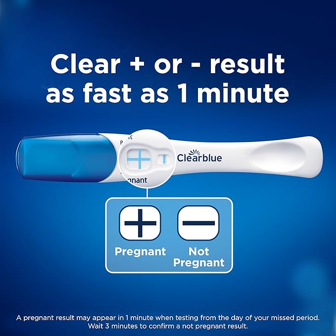 Clearblue Rapid Detection Pregnancy Test, Home Pregnancy Kit, 2 Count