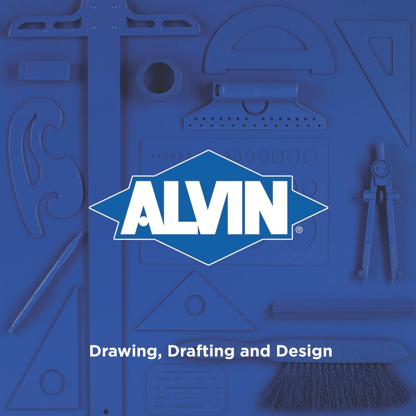 ALVIN, TD1151, Architects & Builders Template, Drawing and Drafting Tool for Artists, Architects, Design and Drafting, 5.25 x 9.25 Inches