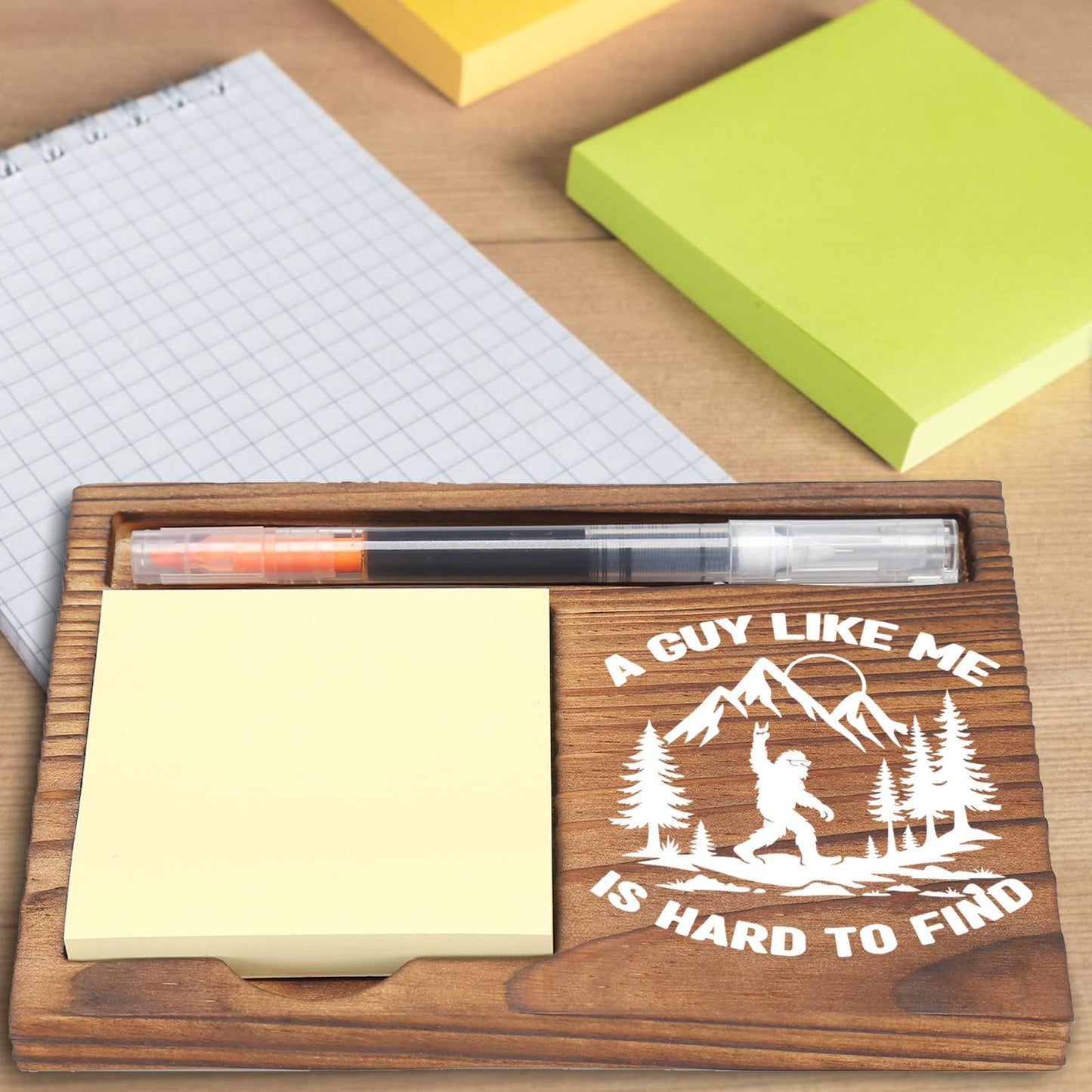 Funny Desk Note Pad Holder for Coworker Appreciation, Thank You Gift for Friend Boss Team, Office Desk Humor Reminder EDP267