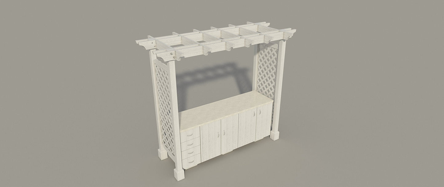 Ultimate Outdoor Kitchen with Pergola Plans DIY