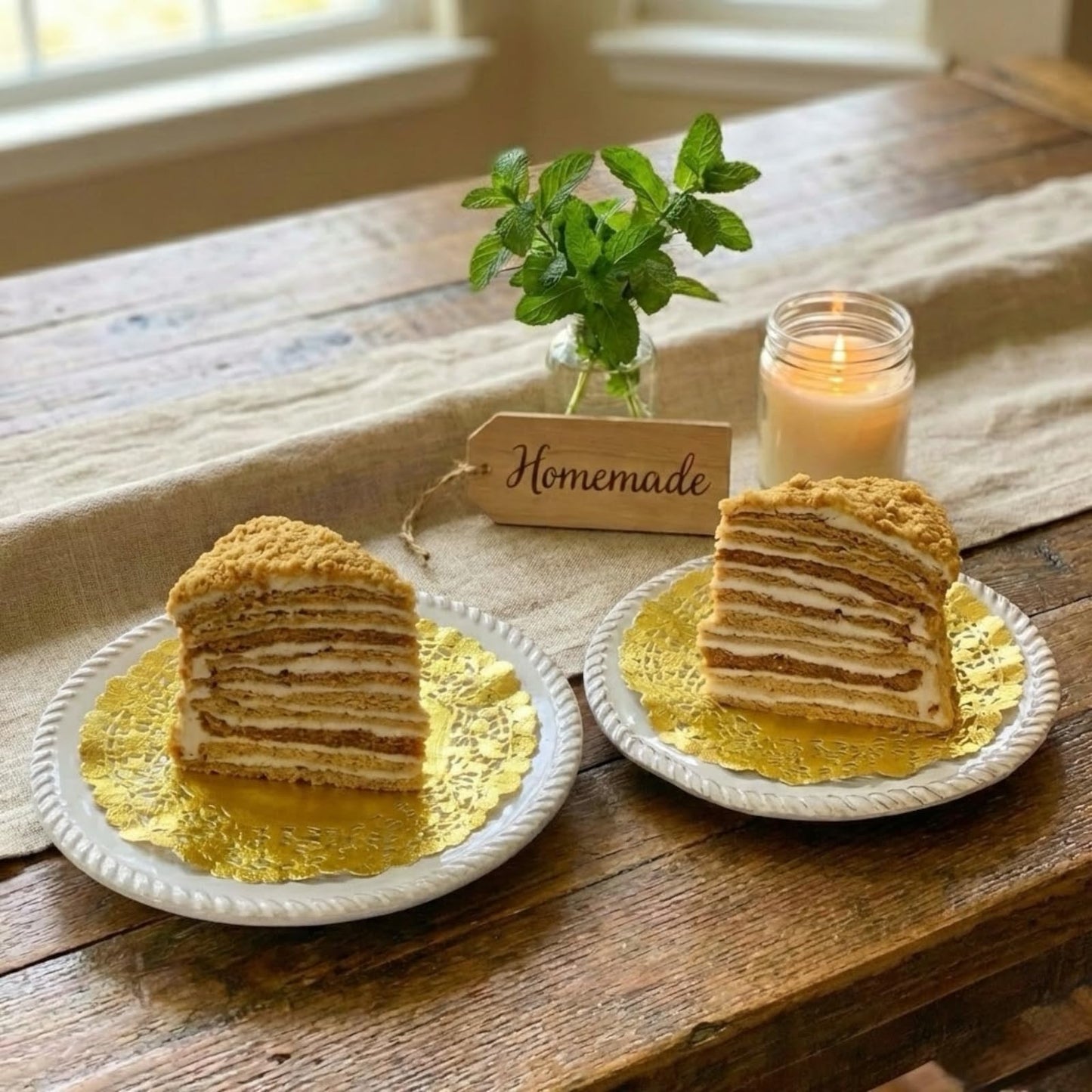 The Baker Celebrations Gold Foil 6-Inch Paper Lace Doilies – 100-Pack Decorative Round Placemats for Table Setting, Baking, Crafts – Made in Canada