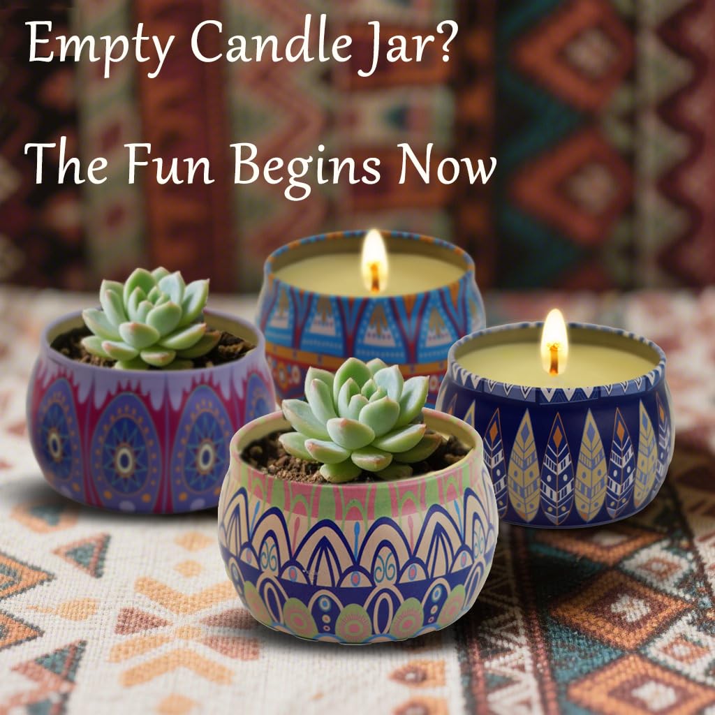 Scented Candles Gift Set for Home - 4 Pack Large 4.4 Oz Soy Wax Candles, Aromatherapy for Relaxation & Stress Relief, Lavender Rose Lemon Fig, Long Lasting Birthday Gifts for Women, Mom, Her, Easter