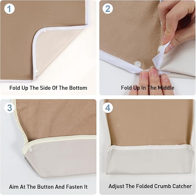 Pozico Adult Bibs for Eating Women/Men/elderly Washable,Waterproof, Clothing Protectors & Adult Bibs with Debris Trap