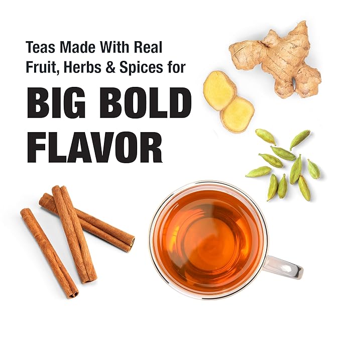 Tiesta Tea - Chai Love Tea | Spiced Chai Black Tea | Premium Loose Leaf Tea Blend | High Caffeinated Black Tea | Make Hot or Iced Tea & Brews up to 25 Cups - 1.9 Ounce Resealable Pouch