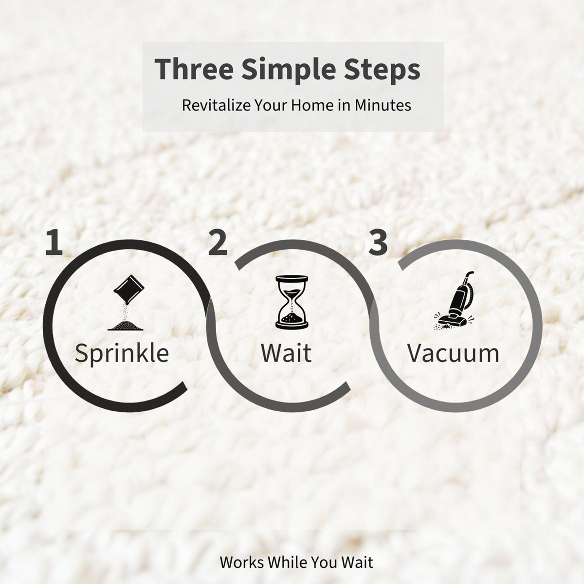 Warm Cinnamon Roll Carpet Deodorizer Powder (36 Ounce)