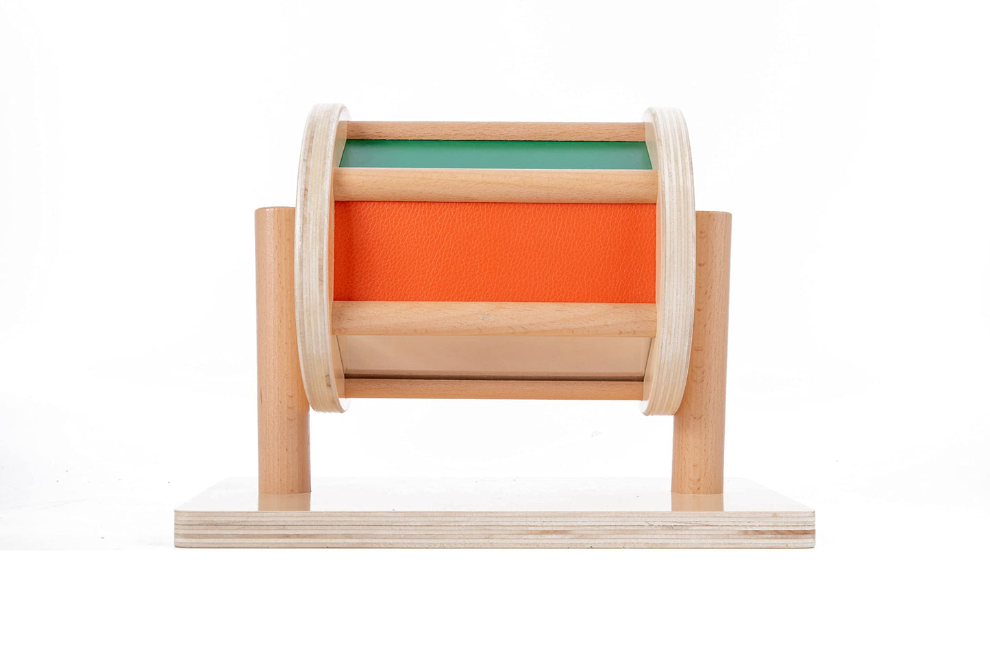 Full Size Spinning Drum Montessori Toys for Infant 6 - 12 Months 1 Year Old Babies Toddlers (Multiple Materials)