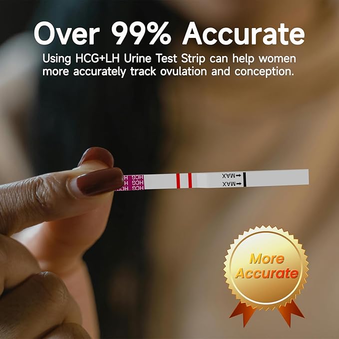 Ovulation Test Strips, 10 Count Pregnancy Test Strips+ 30 Count Ovulation Predictor Kit for Home Detection, Over 99% Accurac,FSA HSA Eligible