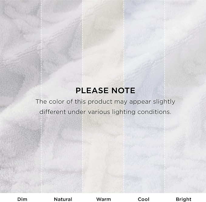 Bedsure Sherpa Fleece Blanket Twin Size for Bed - GentleSoft Fluffy & Cozy Cable Jacquard Tufted for Women Gift, Thick and Warm Blankets for Winter, White, 60x80 Inches
