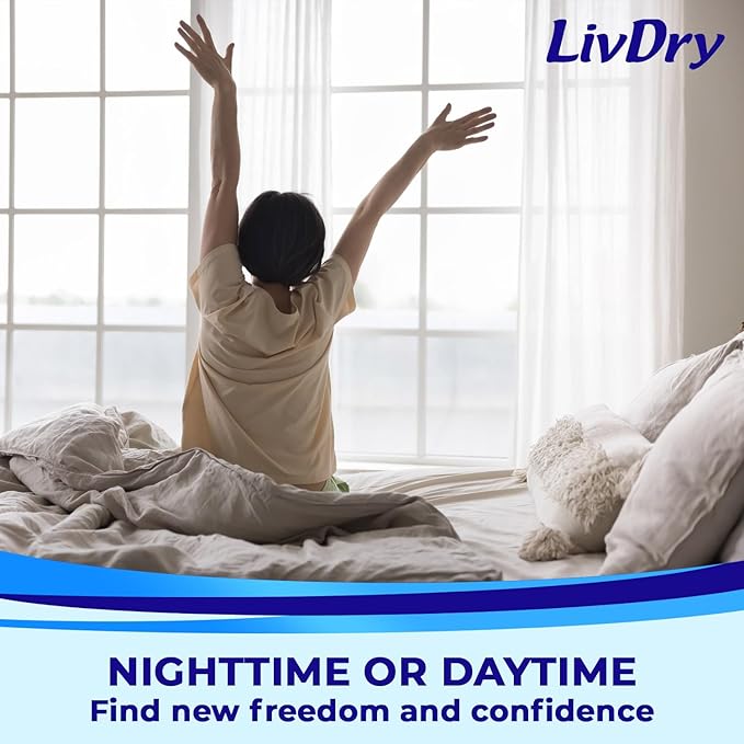 LivDry Overnight Protective Underwear Large size Count: 64