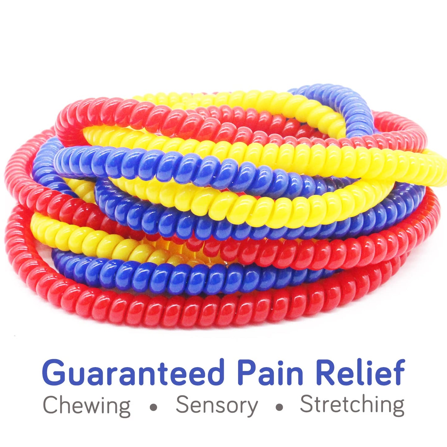 Xtra Xtra Tough (XXT) Sensory Chew Necklaces for Sensory Kids - Durable Teething Necklace for Kids with Autism SDP ADHD - Chewlery for Aggressive Chewers (6 Pack)