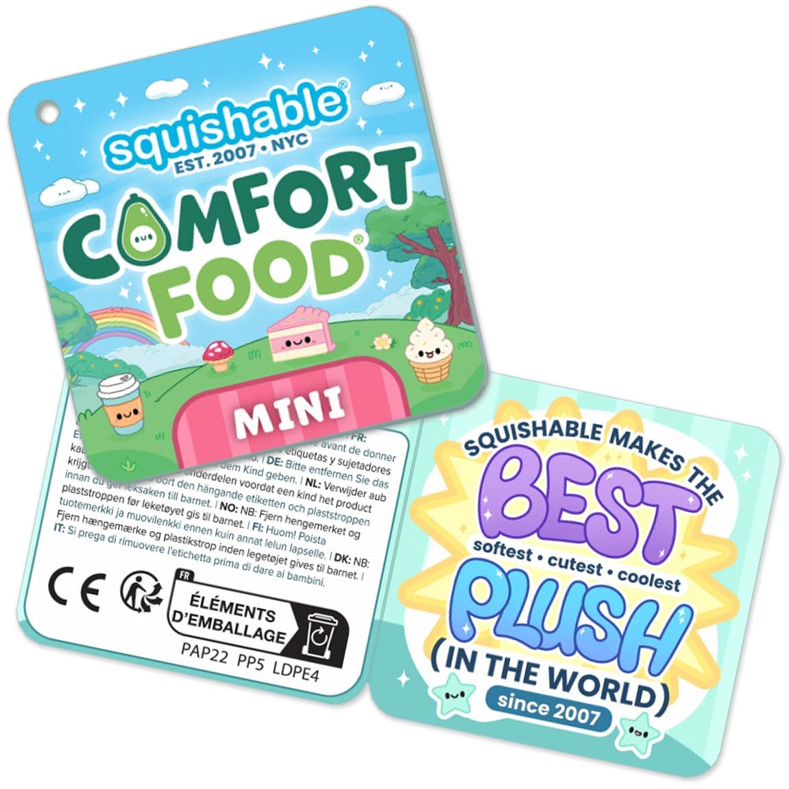 Squishable - Mini Toaster - Comfort Food Collection - 9 in - Soft Toy Collectible Stuffed Animal