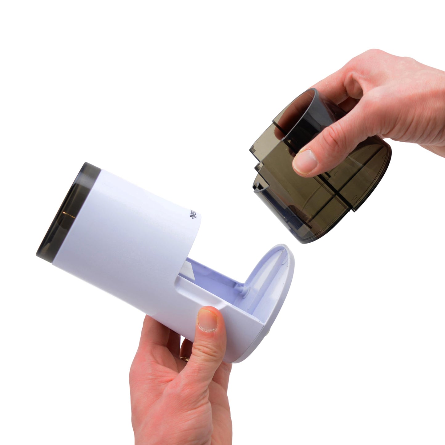 Westcott iPoint Curve Electric Pencil Sharpener, White
