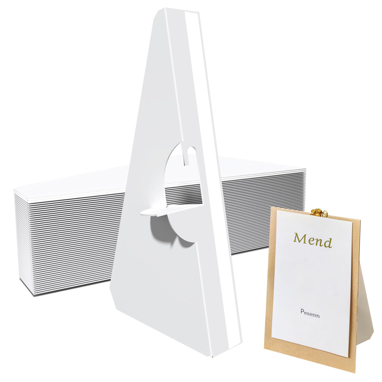 CoroRio 30 Pack 15 Inch Self Stick Cardboard Easel Backs, Premium Cardboard Easel Stand for Picture Frame and Art Easel Stand, Use for Photos, Signs, Crafts