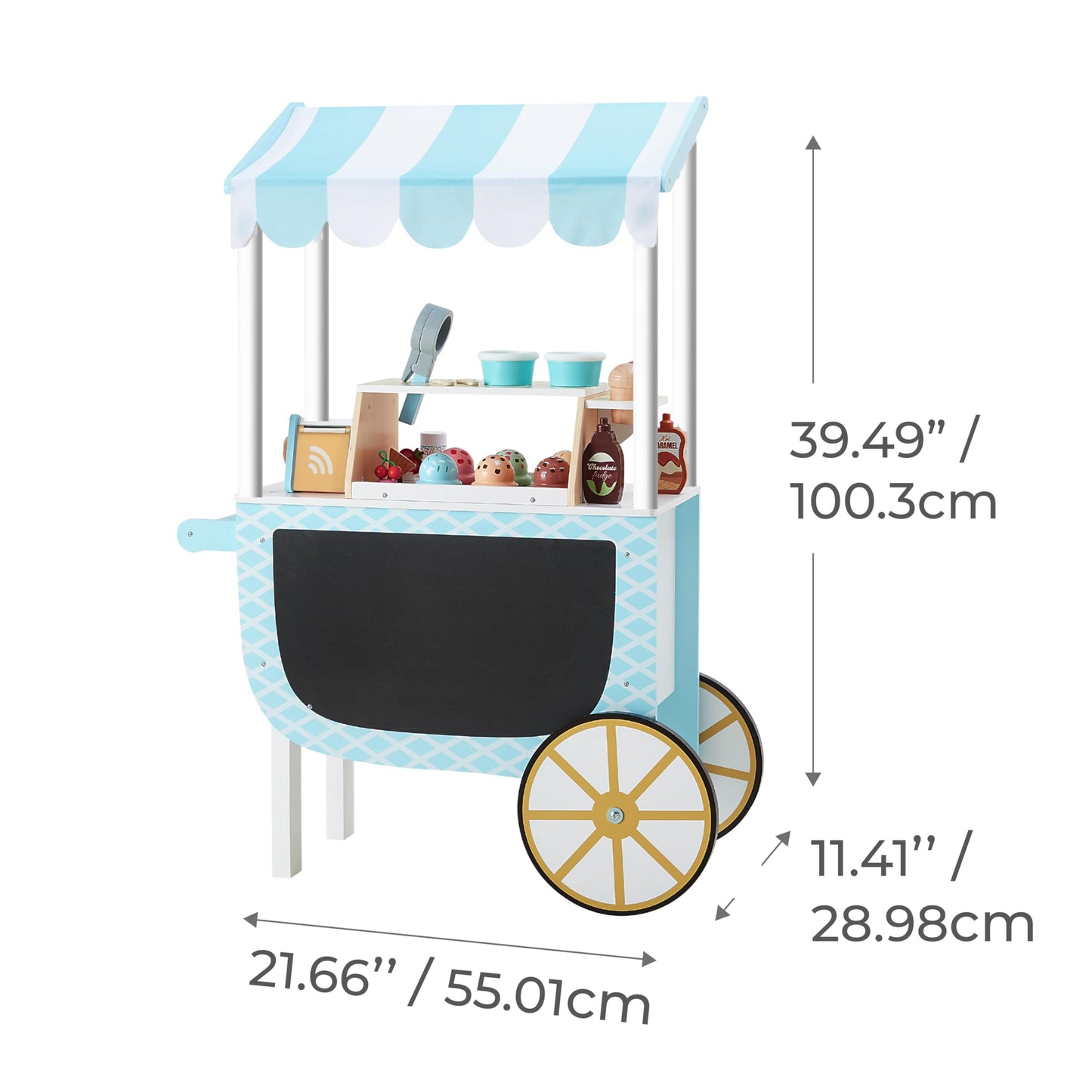 Teamson Kids - My Little Helper Ice Cream Cart
