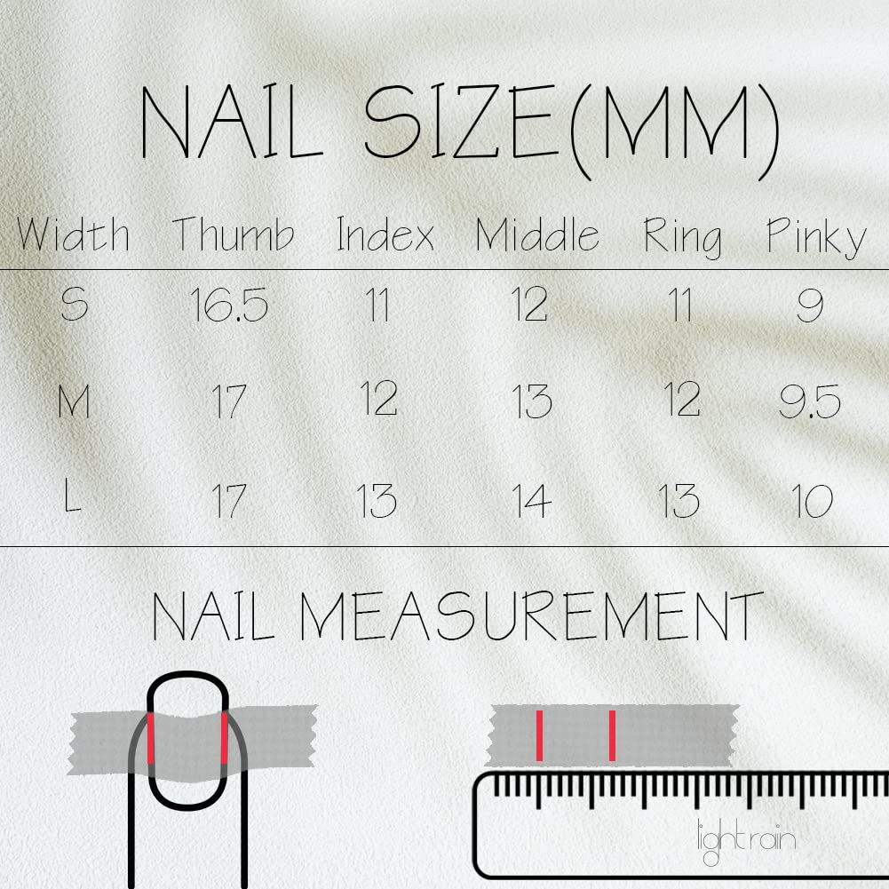 Light Rain Small Size Hand-made Press on Nails, 3D Gel UV Finished False nails with Design by Professional Manicurist