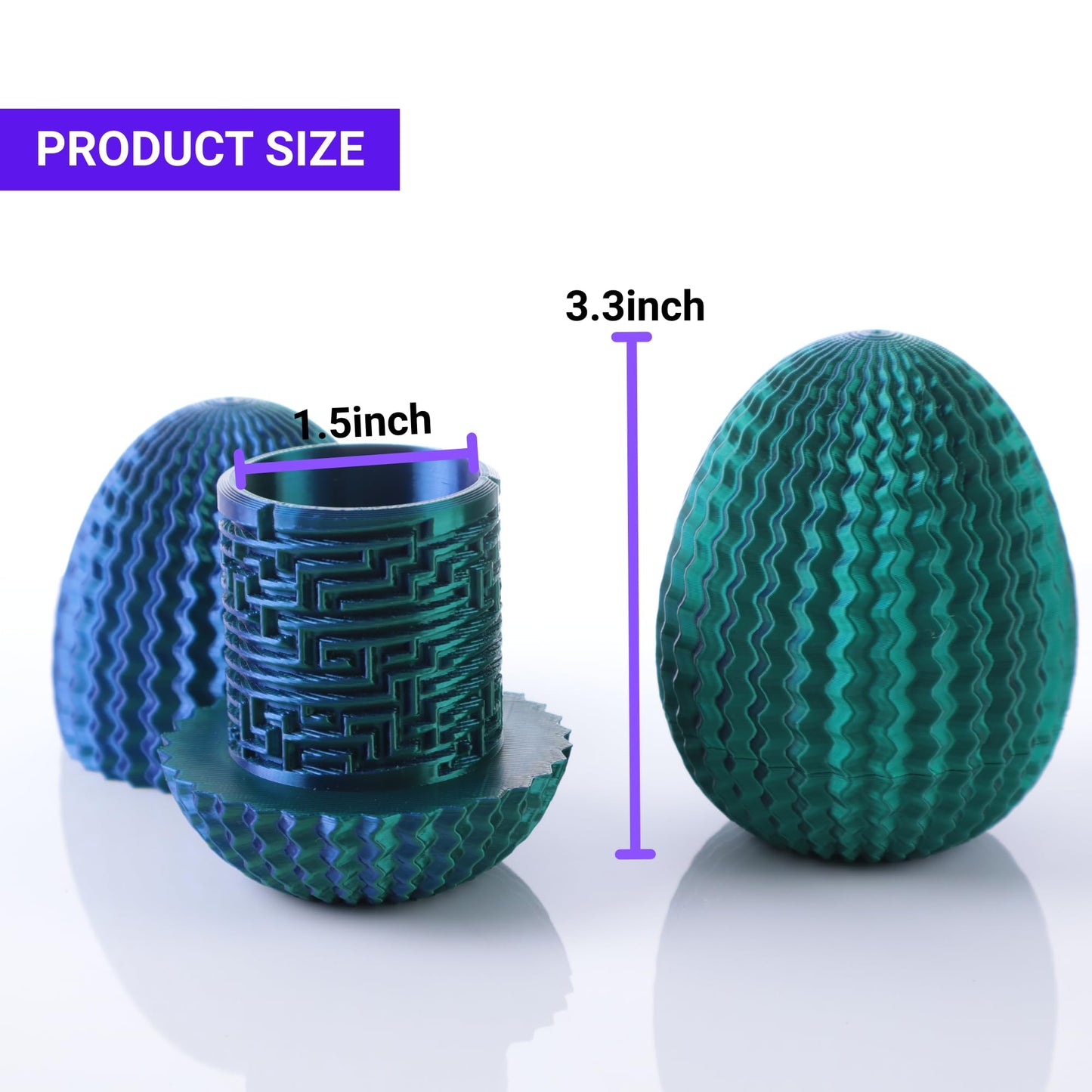 Maze Egg Money Puzzle Gift Box: Available in 4 Unique Internal Designs - Secret Cash Holder & Surprise Gift Container for Easter, Birthday, Wedding - Fun Brain Teaser Toy for Kids & Adults