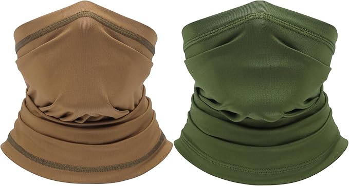 UV Protection Cooling Neck Gaiter Face Mask Scarf for Men - Windproof Neck Cover Bandana Neck Warmer Mask