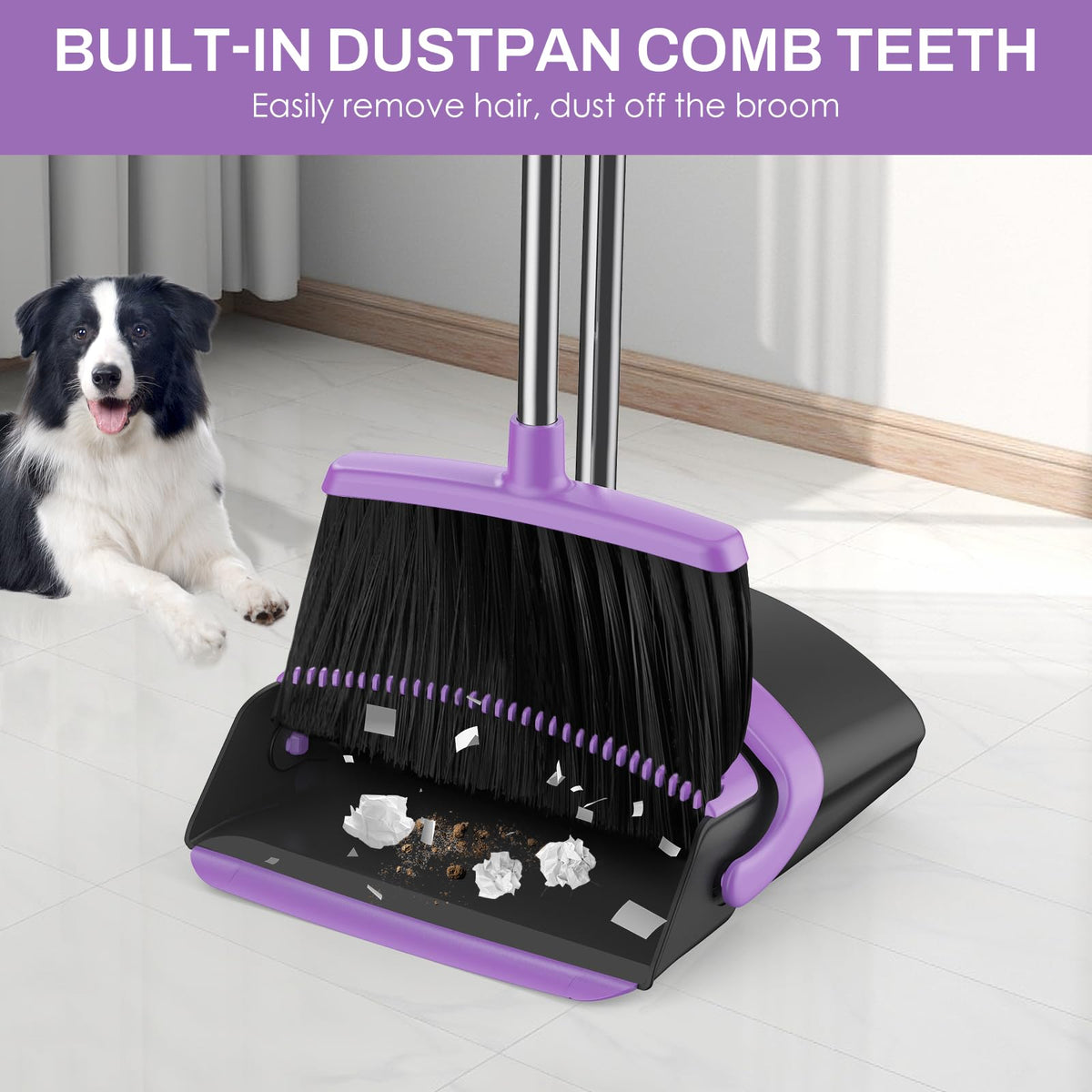 Broom and Dustpan Set for Home