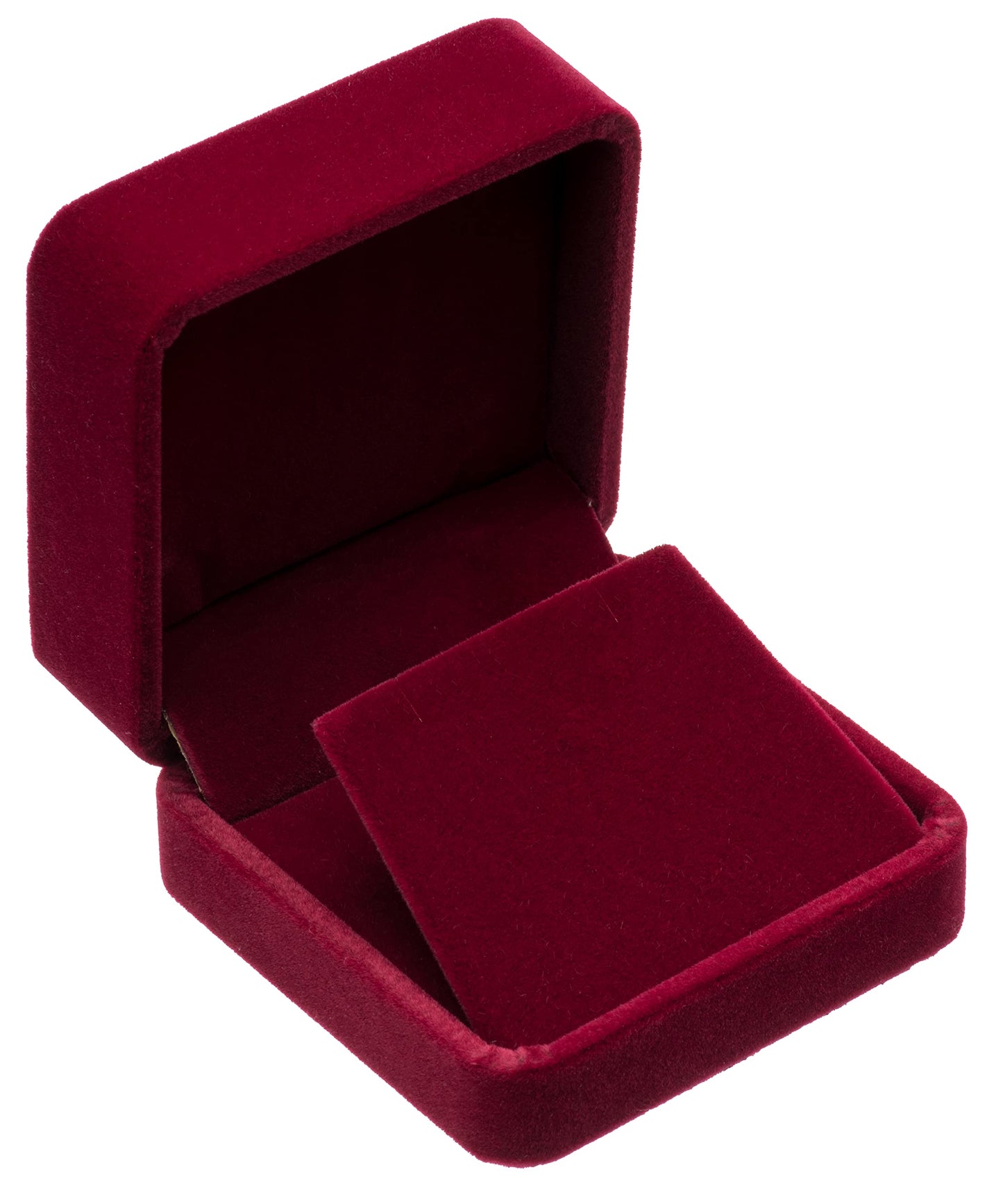 Giftop Velvet Earring Gift Boxes Jewelry Box (Red)