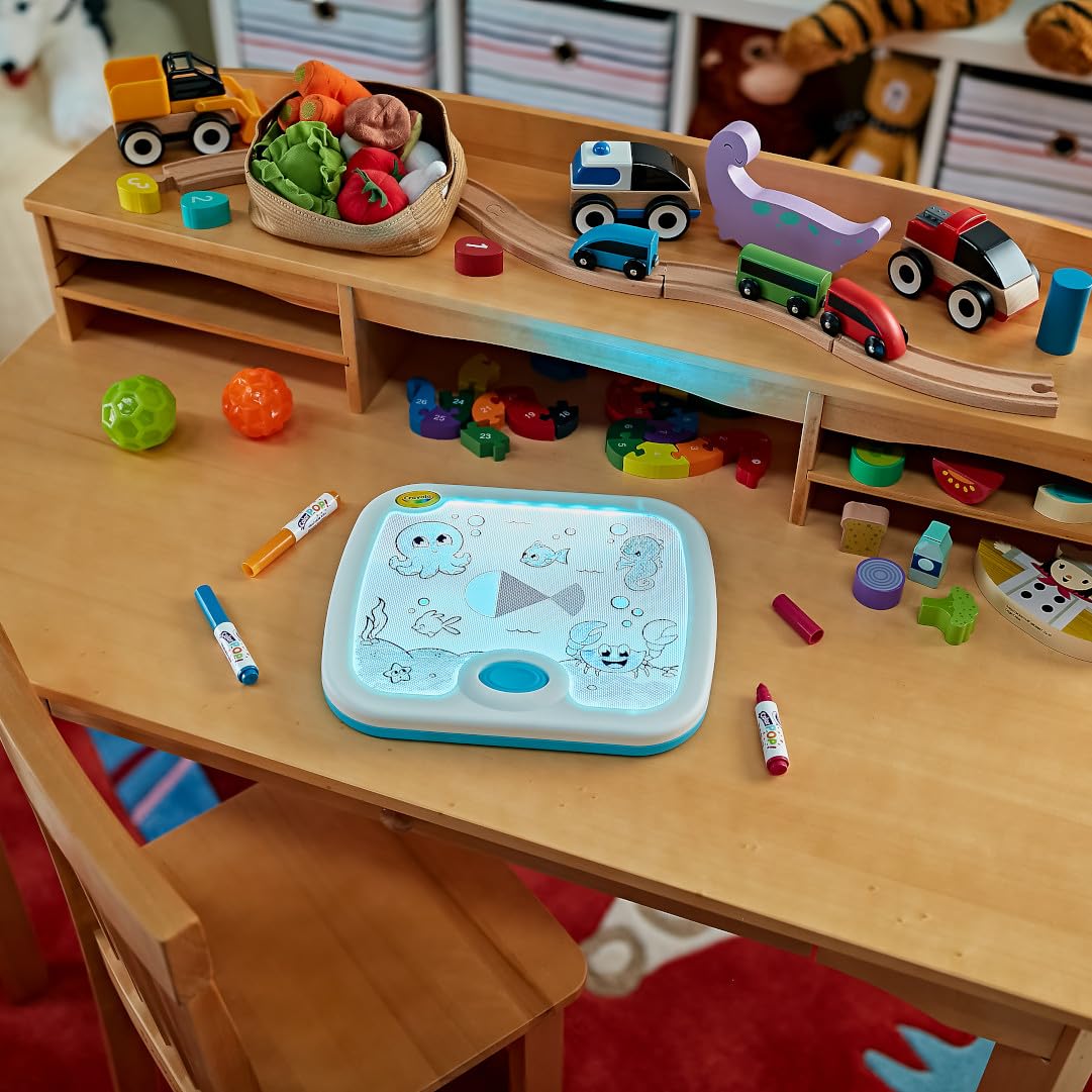 Crayola Light Up Activity Board, Sensory Toy for Toddlers & Kids, Light Box, Light Up Coloring Board, Educational Toy, Gift for Toddlers, Ages 1+