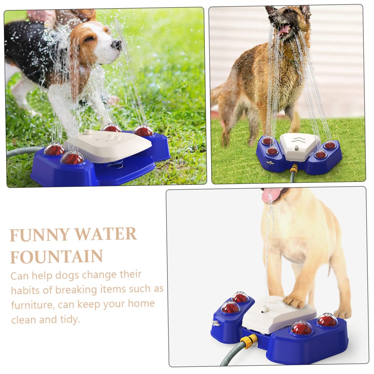 Happyyami Multifunctional Pet Spray Toy Pet Bathing Toy Dog Shower Teasing Fountain