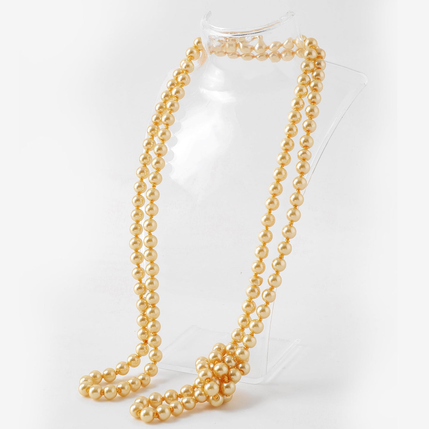 BABEYOND Long Pearl Necklace Faux Pearls Necklace Set 1920s Costume jewelny