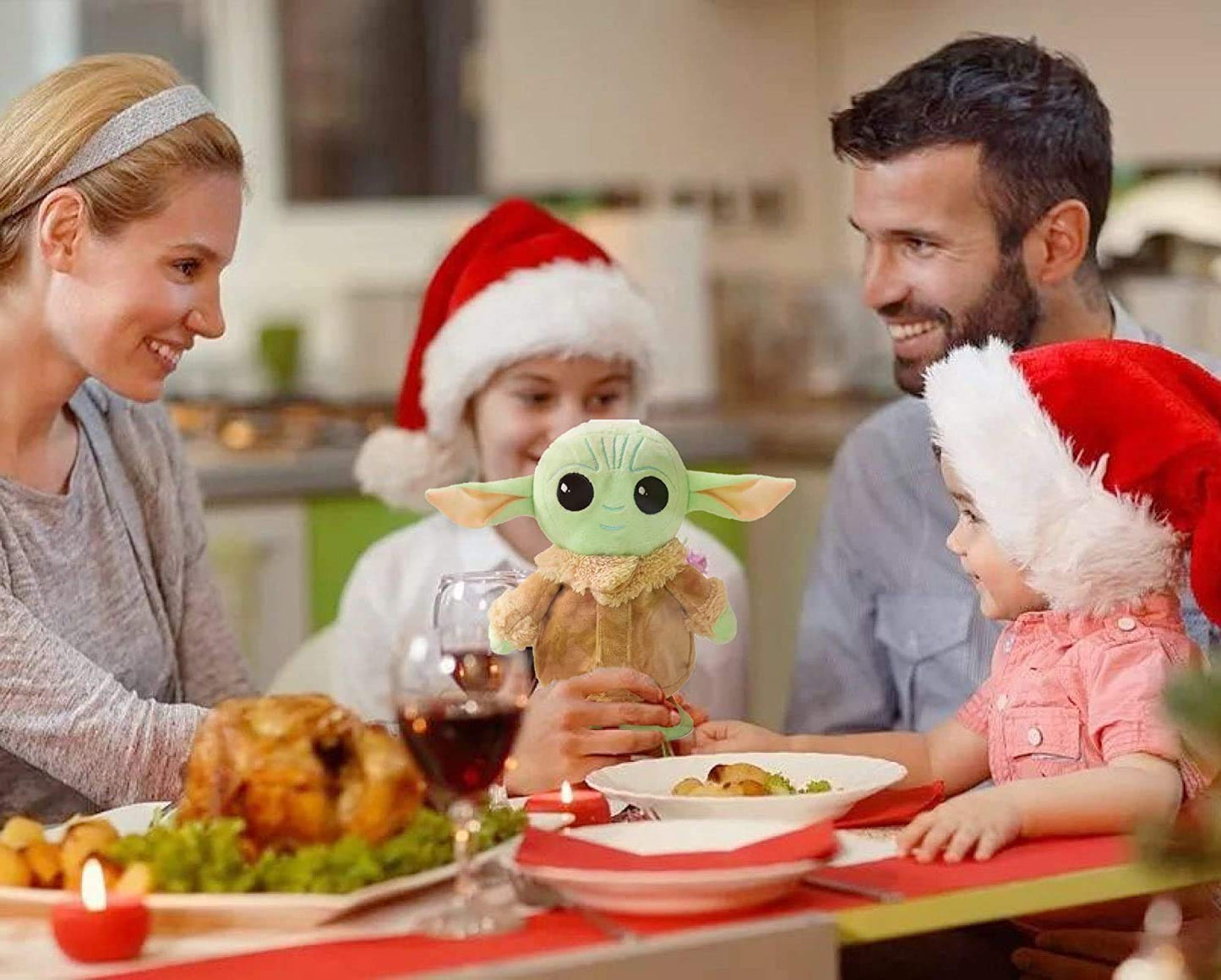 PAZATAO Talking Baby Yoda 7.8 Inch Walking, Talking, Interactive Plush Toy for Kids, Boys, Girls