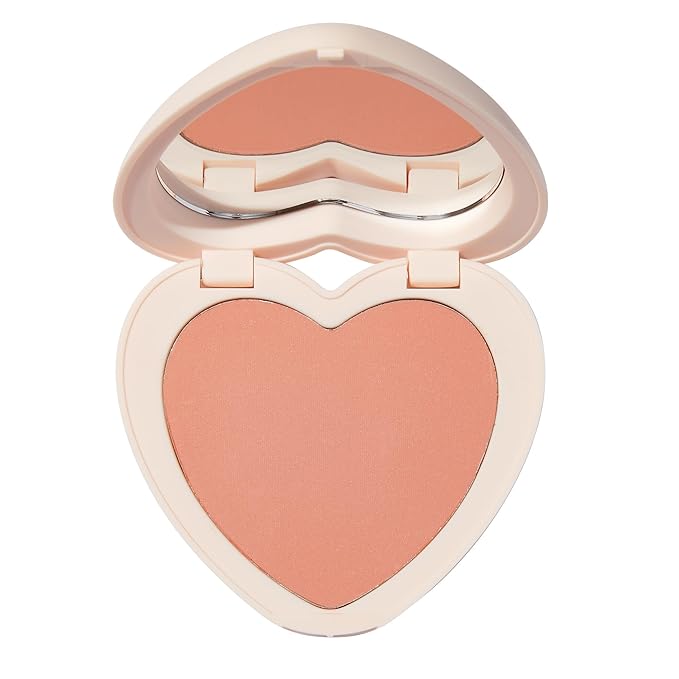 ColourPop Silky Powder Blush - Long-Wear Blush for Cheeks with Medium-Buildable Coverage - Leaves Skin with a Soft, Matte Finish - Kiss N Tell (0.16 oz)