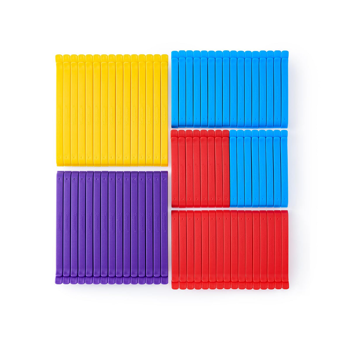 Chip Bag Clips 4inch and 6inch Multicolor 78 Pack (78 Count)