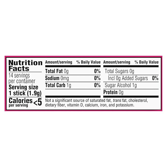 Trident Bubblegum Sugar-Free Chewing Gum, 12 Packs of 14 Pieces (168 Total Pieces)