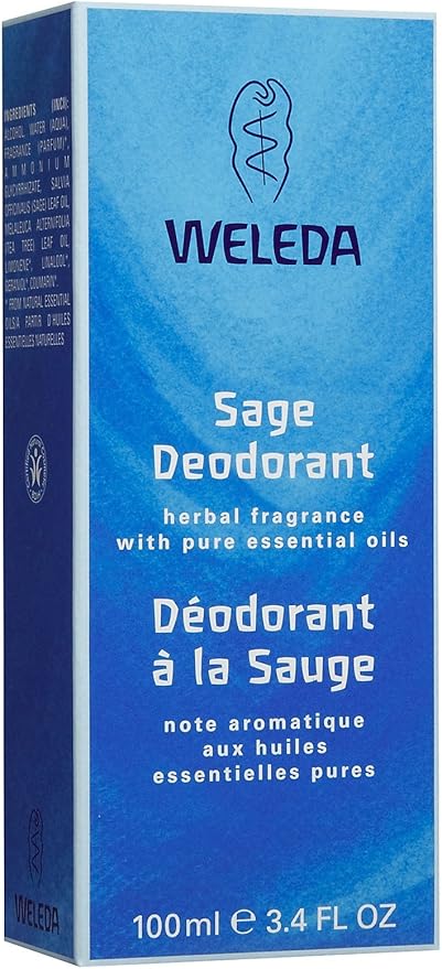 Weleda Sage Non-Aerosol Deodorant Spray-3.4 oz, 2 pk