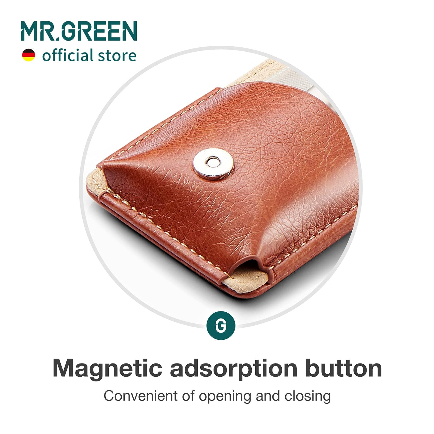 MR.GREEN Portable Manicure Sets Pedicure kits Stainless Steel Nail Clippers Tool Travel Grooming Case Nail Scissors Gift Box (Mr-6103)